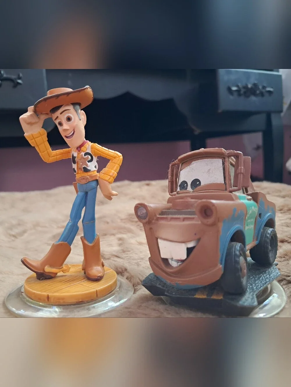 Disney Infinity Woody & Mater Playable Character Set - Toy Story & CARS